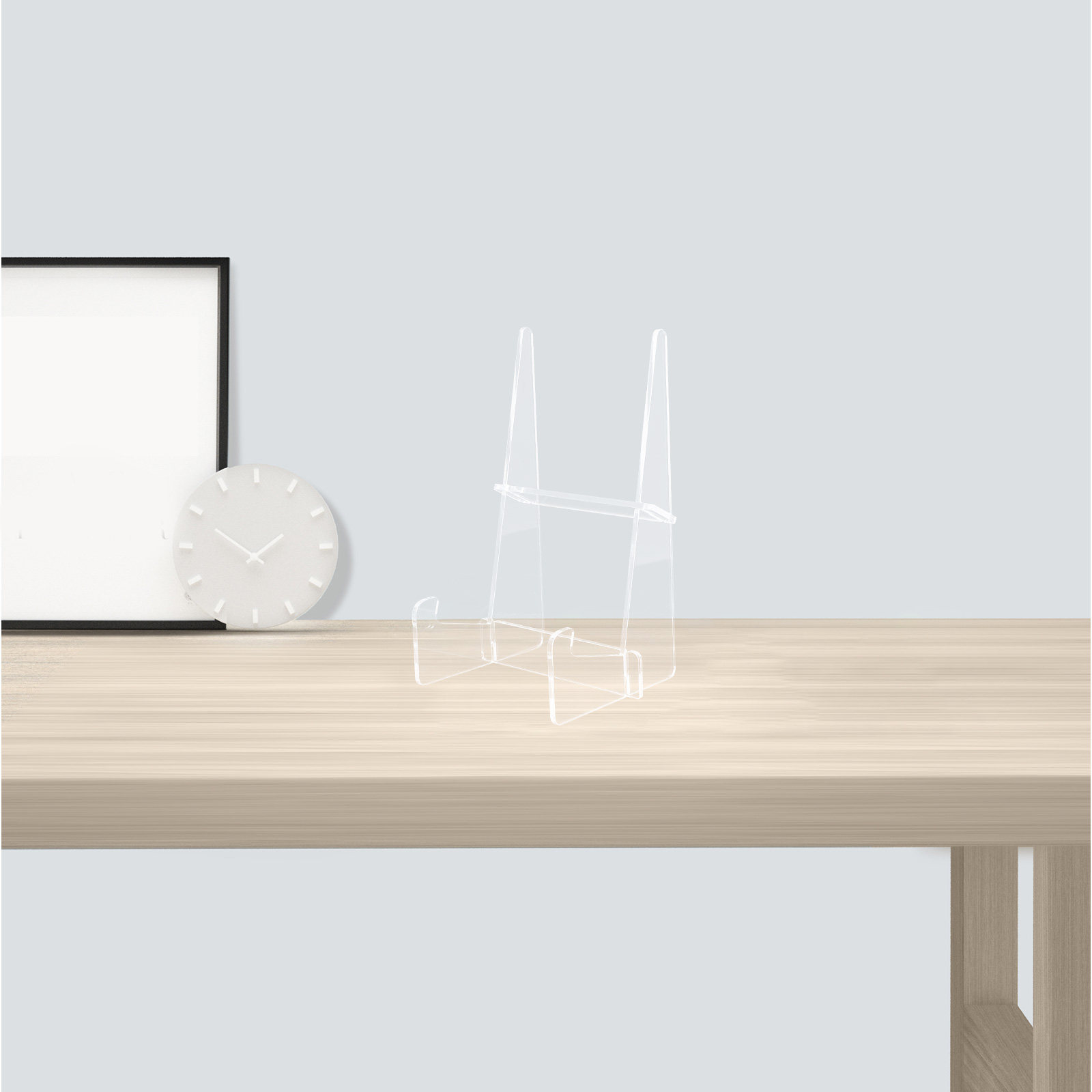 Clear Acrylic Book Stand Holder - Przezroczysty akrylowy stojak na książkę kucharską,