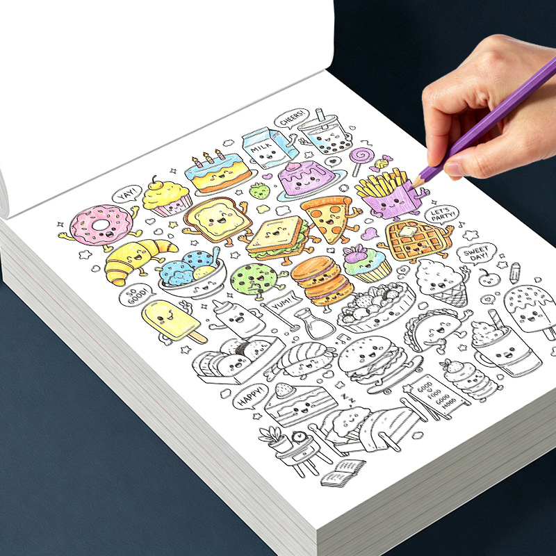 Adult Coloring Book Stress Relief - 16 stron – książka do kolorowania