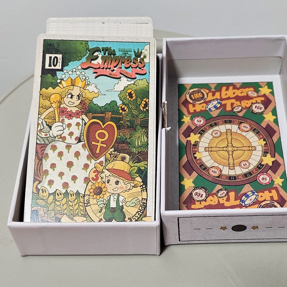Tarot Deck With Guidebook - Kolekcja kart tarota „Vintage Rubber Hose”