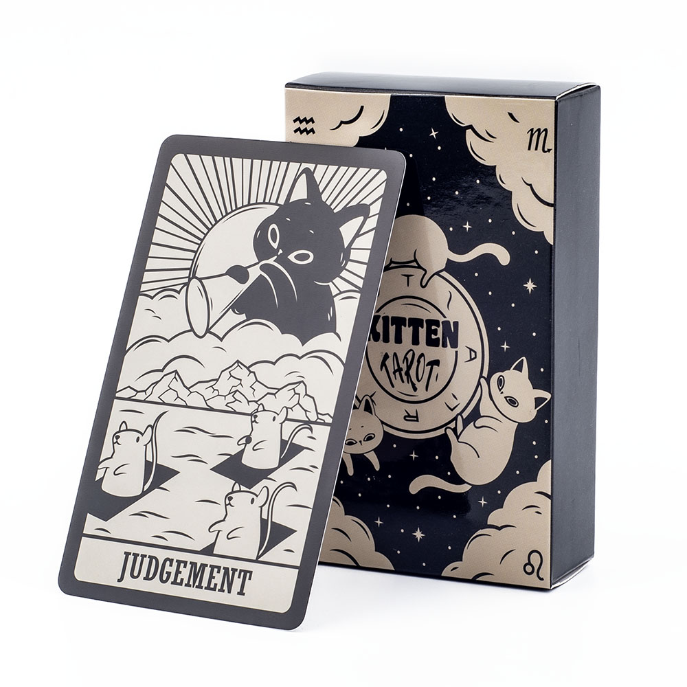 Zestaw kart tarota Kitten, 78  – Tarot Deck With Guidebook recenzja i cena