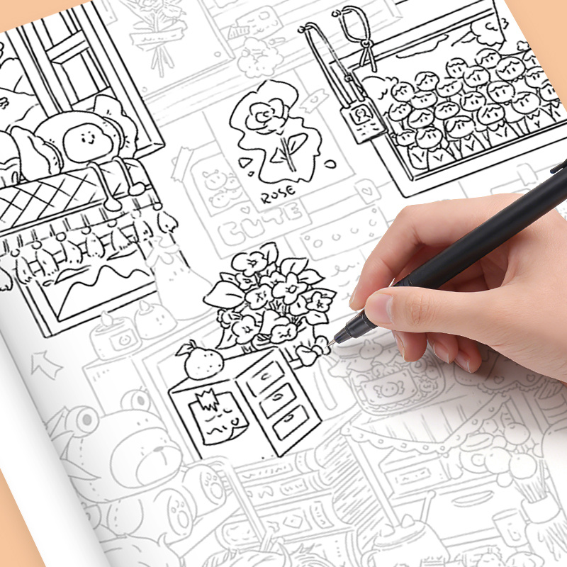 Książka do kolorowania z motyw – Adult Coloring Book Stress Relief recenzja i cena