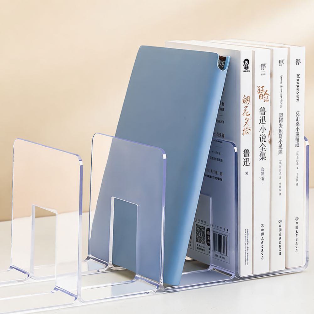 Akrylowy organizer na biurko,  – Clear Acrylic Book Stand Holder recenzja i cena