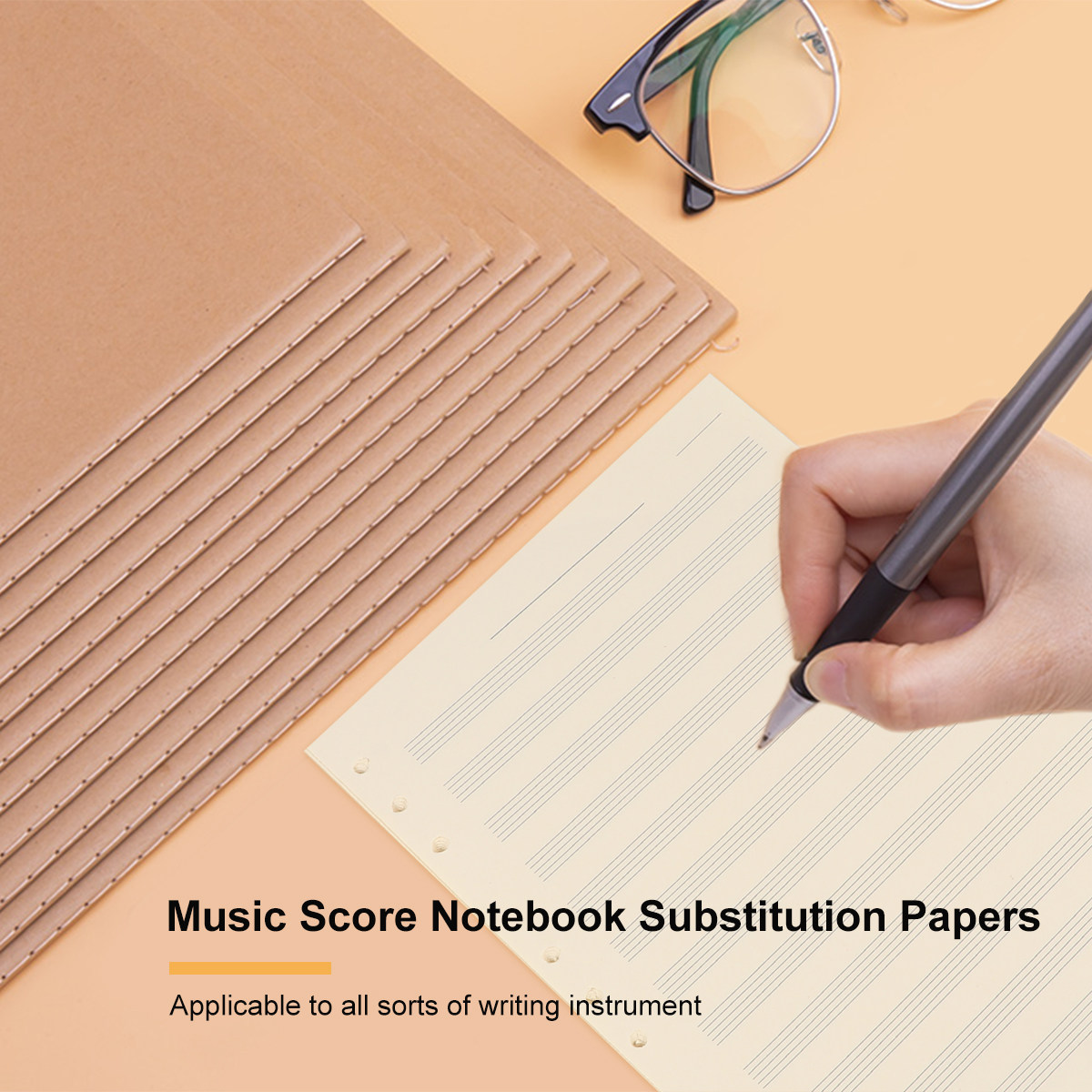 100 arkuszy papieru do notatek – Blank Sheet Music Notebook recenzja i cena