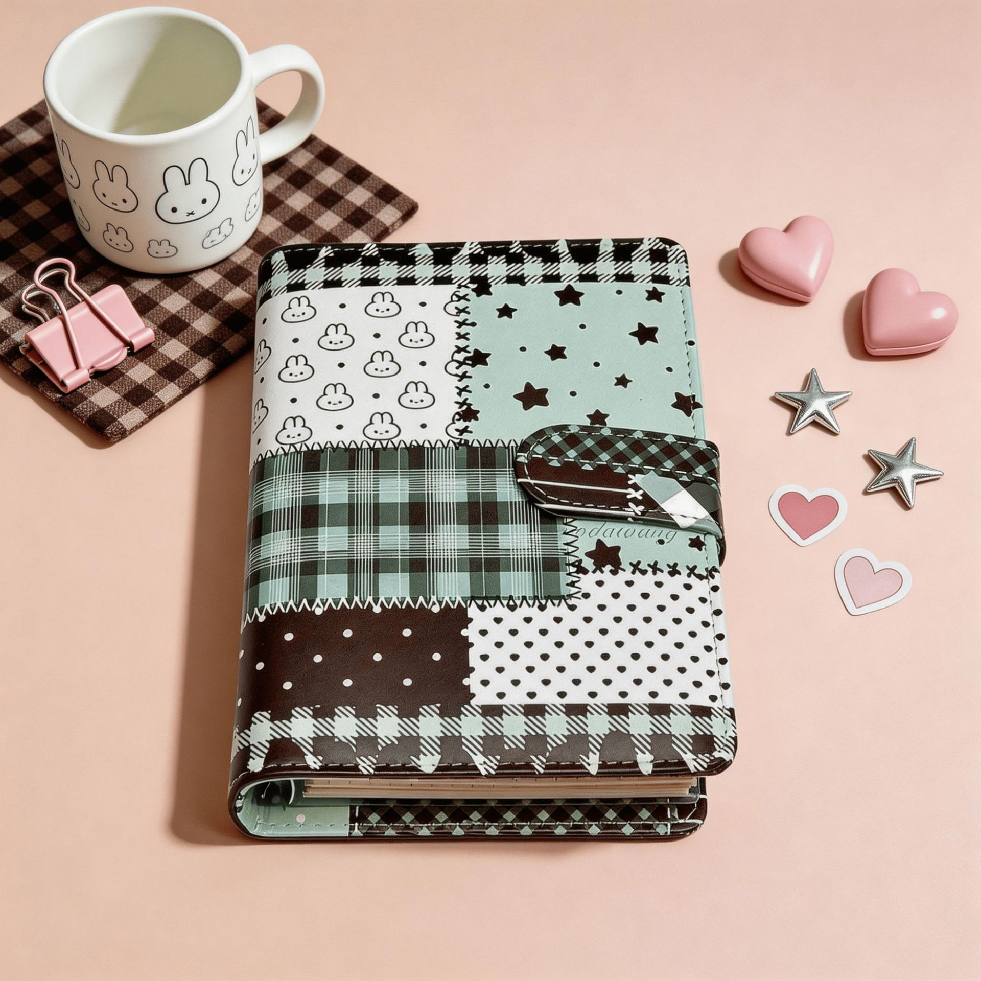 Notatnik A6 z zielonymi wstawk – Blank Sheet Music Notebook recenzja i cena