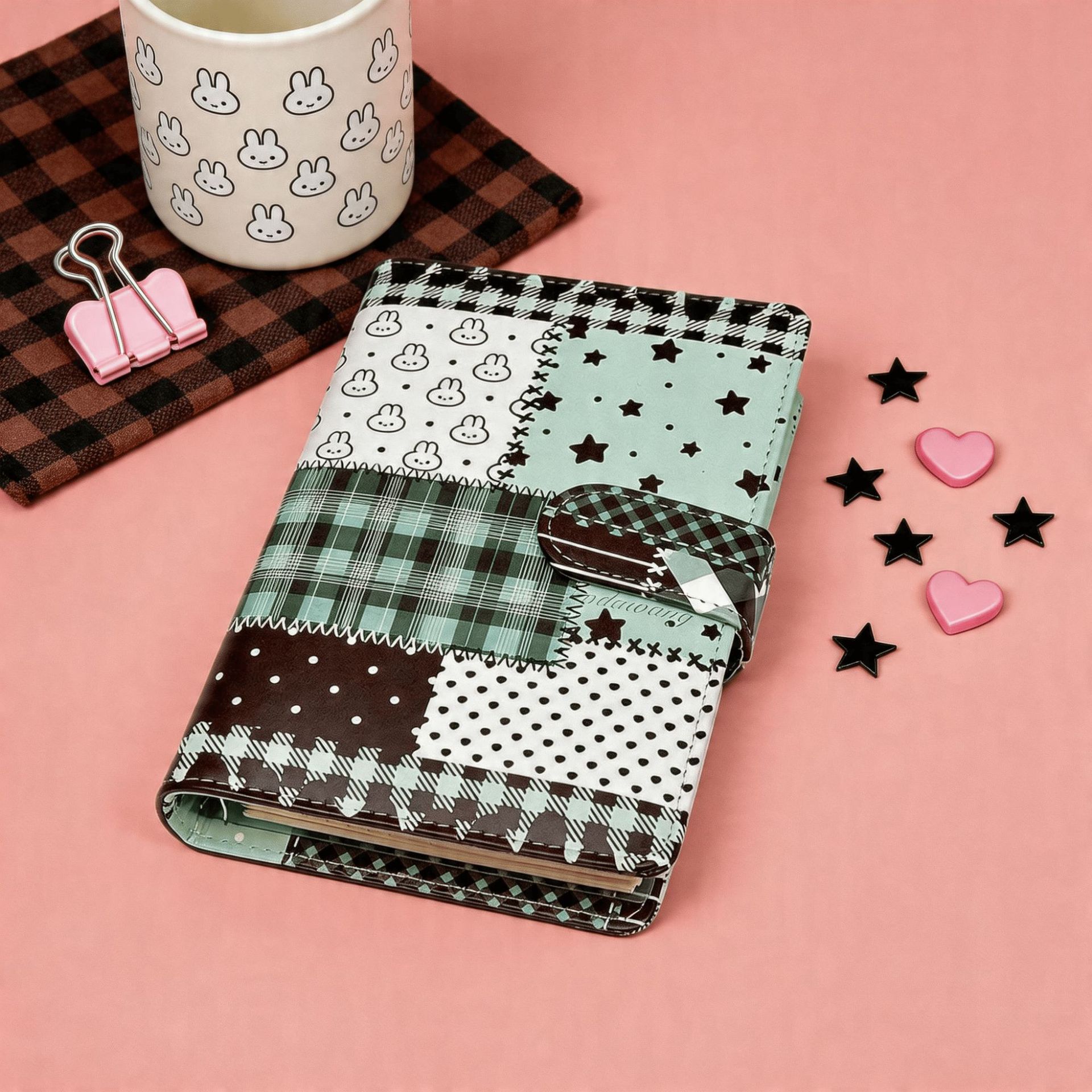 Notatnik A6 z zielonymi wstawk – Blank Sheet Music Notebook recenzja i cena